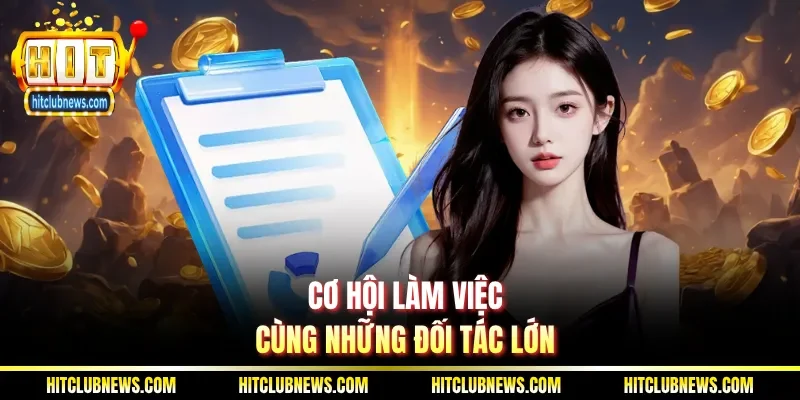 Cơ hội làm việc cùng những đối tác lớn